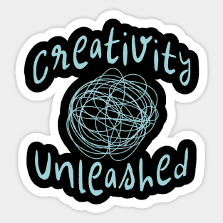 Creativity Unleashed Sticker